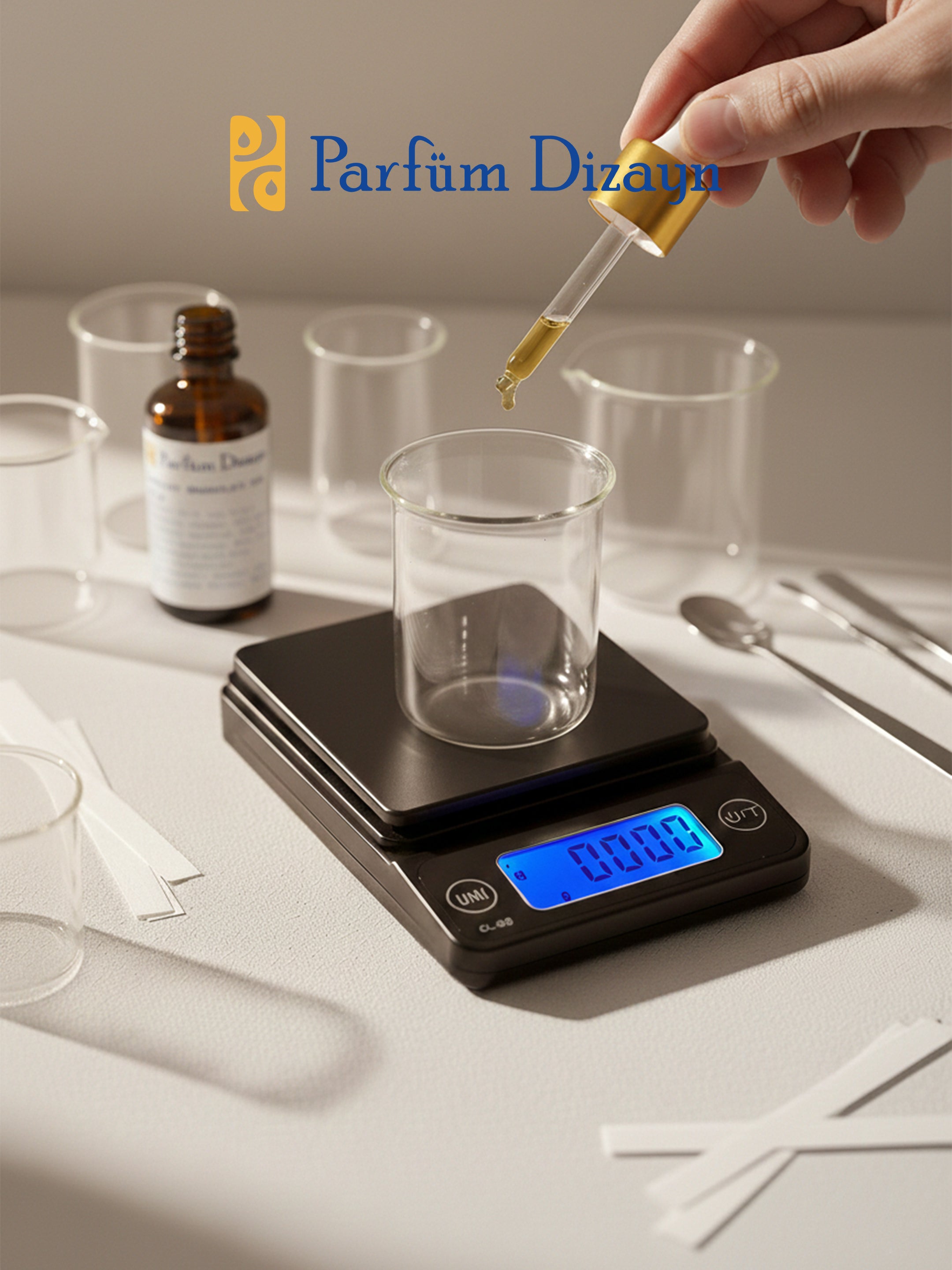 Parfüm Tasarımı Başlangıç Seviye Hassas Terazi 300GR / 0.01 G - Parfüm Dizayn
