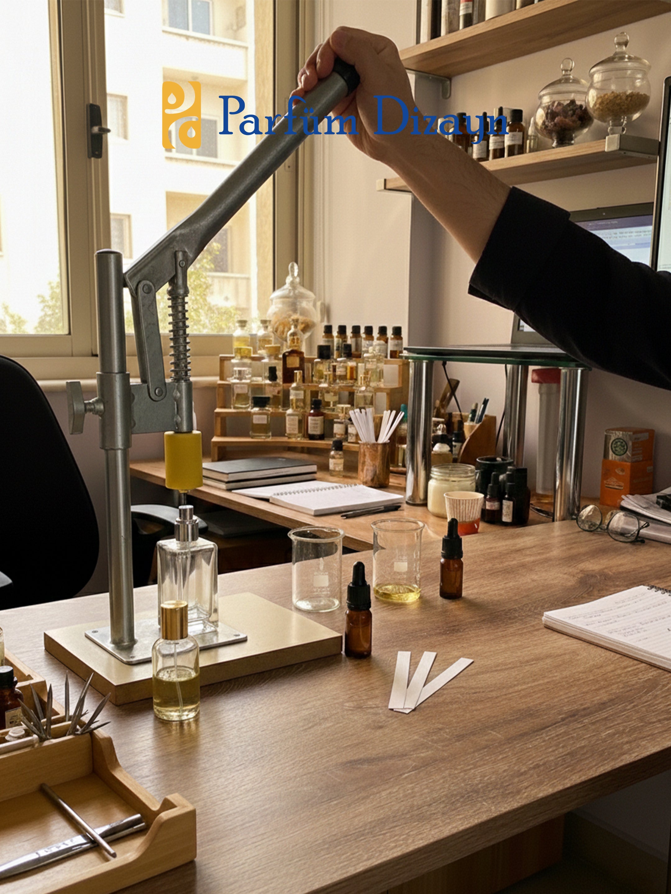 PK 180 Parfüm Valf Kapama Makinesi - Parfüm Dizayn